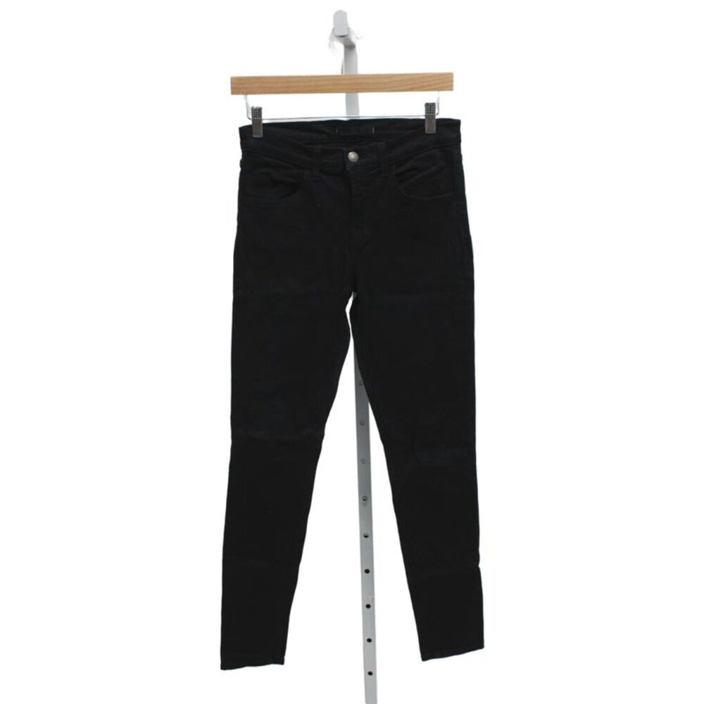 J Brand Womens Skinny Black Jeans Mid-Rise Cotton Size 27 - Picture 1 of 6
